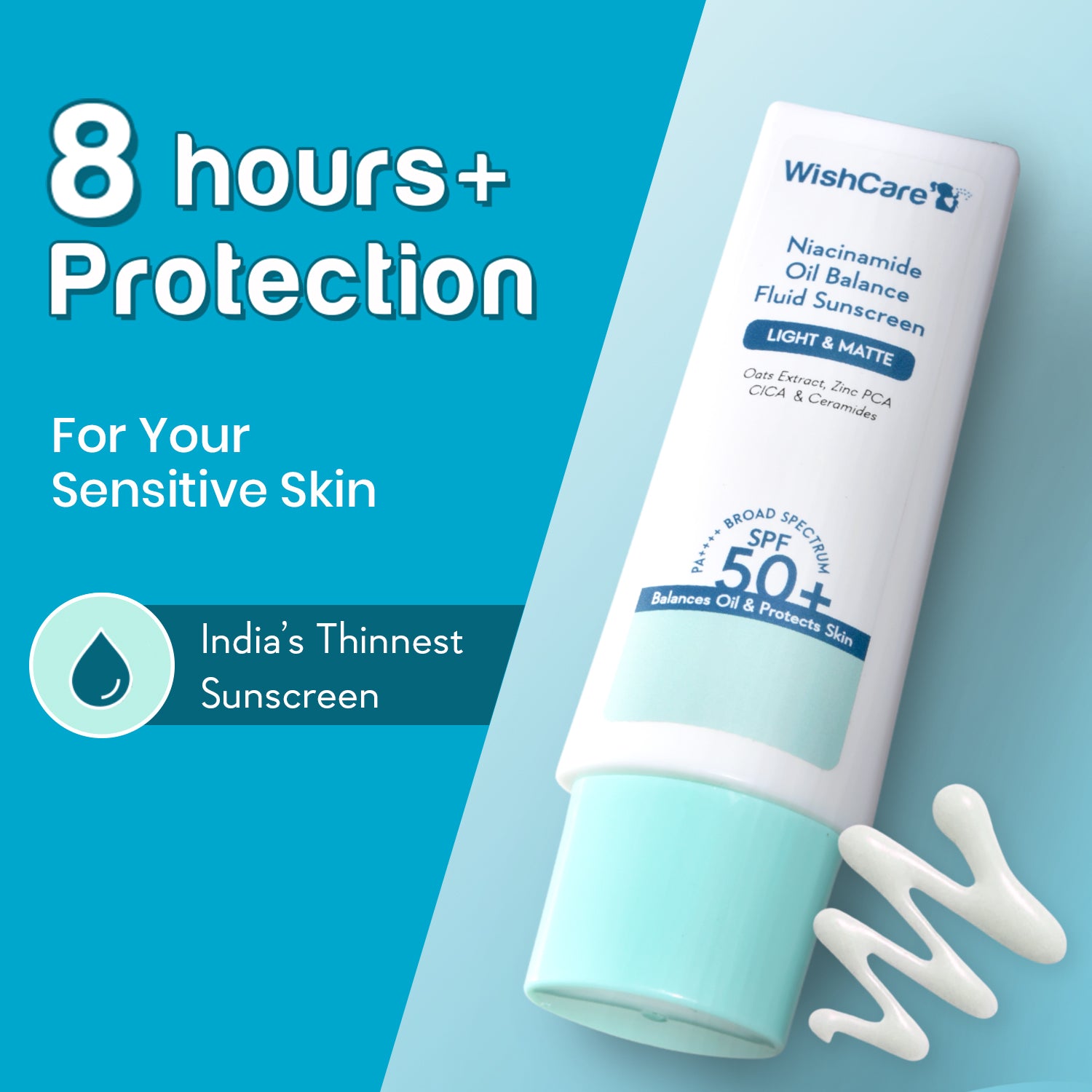 niacinamide sunscreen gives 8 hours protection